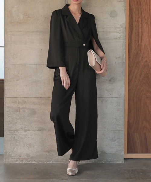 Dorry Doll（ドリードール）の「スリットスリーブオールインワンパンツ