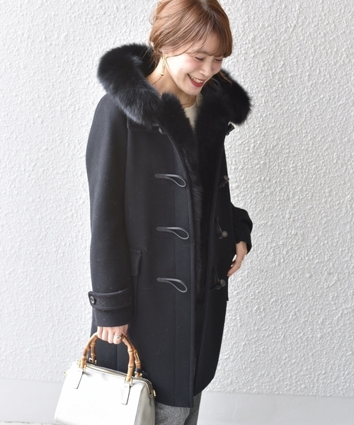 SHIPS（シップス）の「ファーダッフルコート-0349◇（ダッフルコート