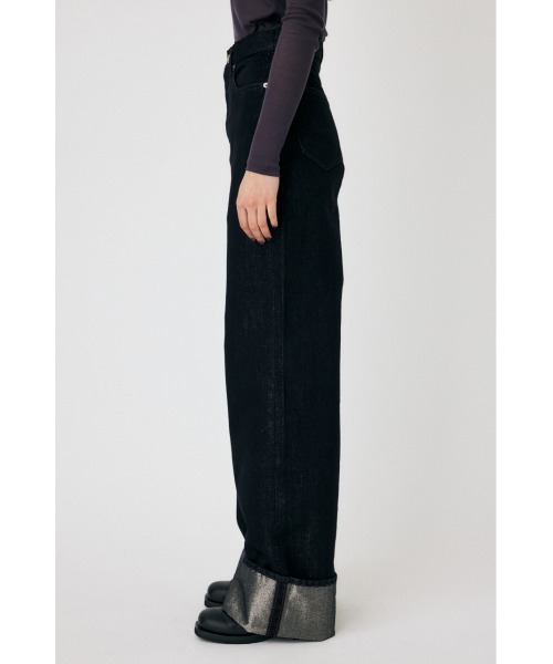 MOUSSY（マウジー）の「GLITTER DENIM WIDE STRAIGHT（デニムパンツ