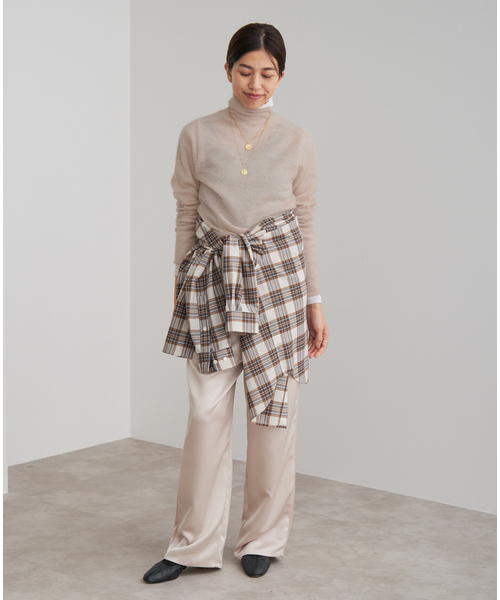 IENA（イエナ）の「SUPER Kid MIX モヘアシアープルオーバー（ニット