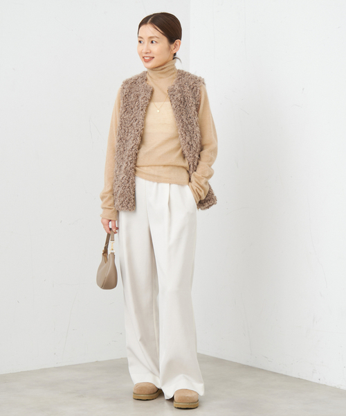 IENA（イエナ）の「SUPER Kid MIX モヘアシアープルオーバー（ニット