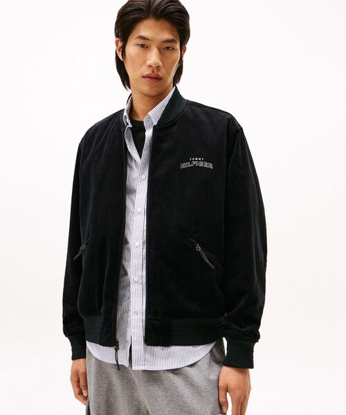 セール】MODERN ATHLETICミックスメディアリバーシブルボンバー