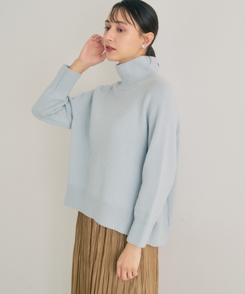 ANAYI（アナイ）の「ウールカシミヤテントライン プルオーバー（ニット