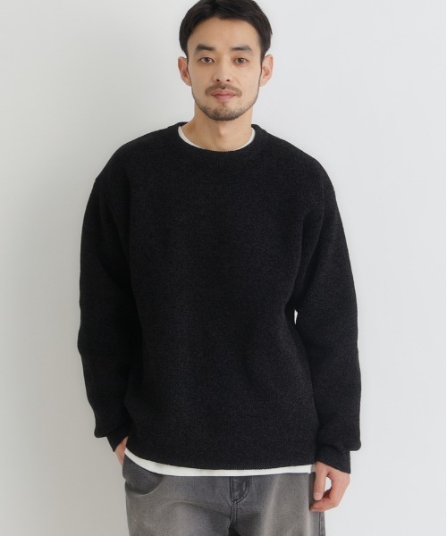 セール】【BACK NUMBER】モールジャガードクルーネックセーター