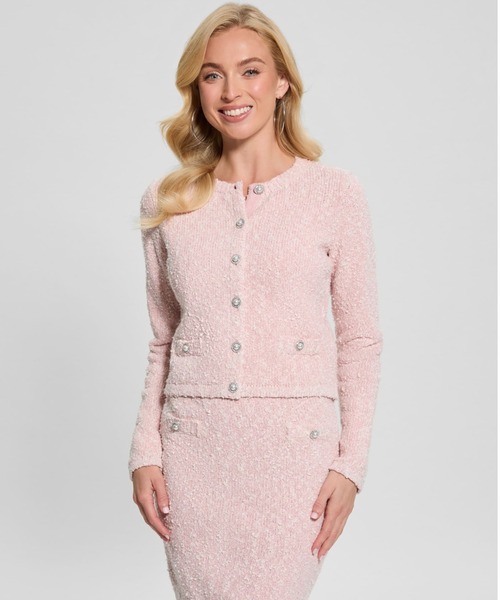 DOROTHY Cn Ls Cardi Sweater トップス レディース | GUESS(ゲス