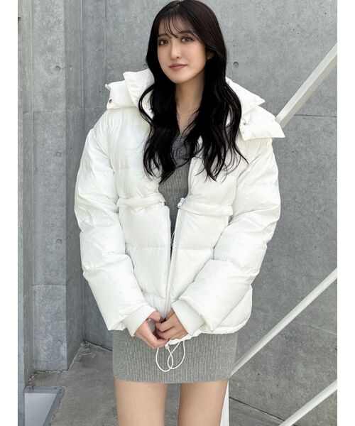 GYDA（ジェイダ）の「2WAYデザイン中綿コート（ダウンジャケット