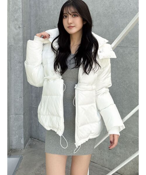 GYDA（ジェイダ）の「2WAYデザイン中綿コート（ダウンジャケット