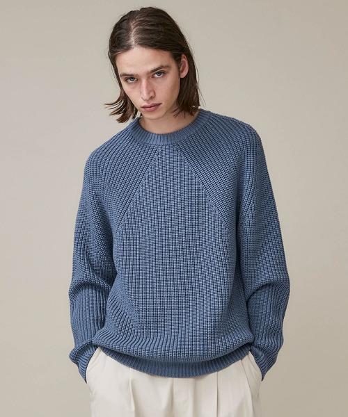 BATONER（バトナー）の「【BATONER】シグネチャークルーネックニット