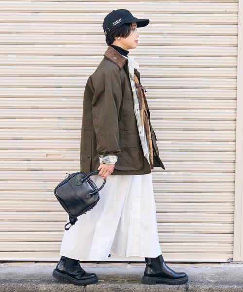 Barbour × FREAK'S STORE/バブアー 別注 BEDALE OS SLEEVE/別注