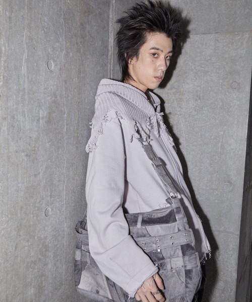 GRANCY（グランシー）の「【GRANCY】Knit Layered Design Zip Hoodie