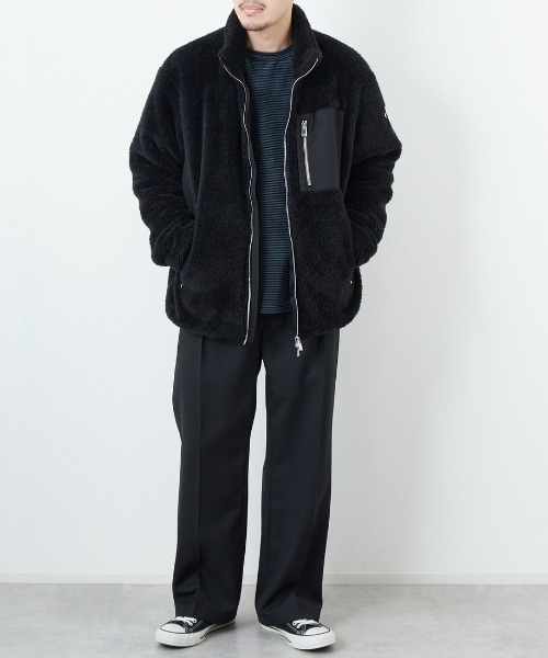 TATRAS/タトラス] MONREALE ボアフリース スタンドブルゾン（ブルゾン