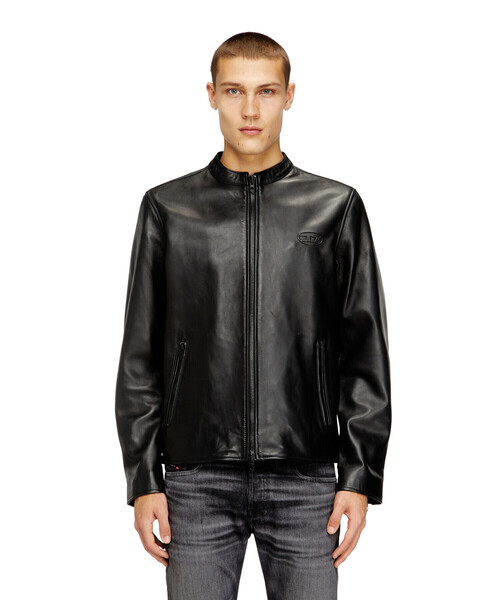 メンズ レザージャケット L-TAD-WRD（ライダースジャケット）｜DIESEL