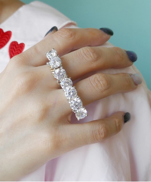 ジルコニアナックルリング（リング）｜LOVE BY e.m. （ラブバイ