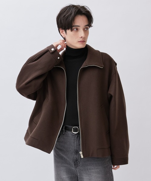 Lui's（ルイス）の「ハイクオリティ ビーバーメルトンZIPブルゾン