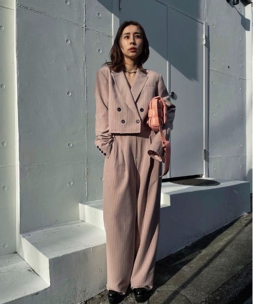 Ameri（アメリ）の「SHORT JACKET SET UP（セットアップ）」 - WEAR