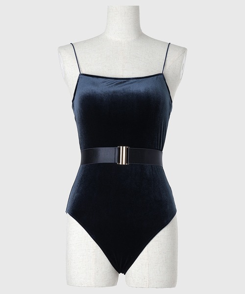 ベルテッドワンピーススウィムウェア（水着）｜anuans（アニュアンス