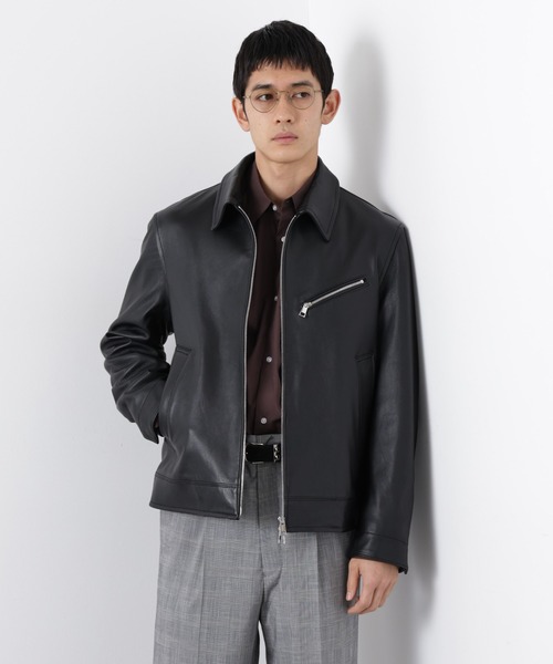 ラムナッパレザーライダースジャケット（ライダースジャケット）｜NANO
