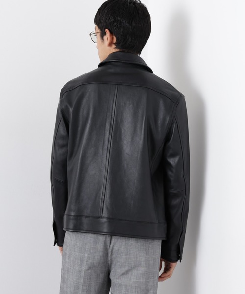 ラムナッパレザーライダースジャケット（ライダースジャケット）｜NANO