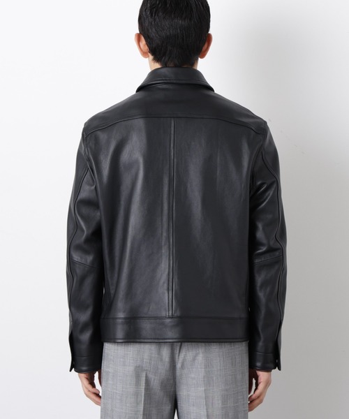 ラムナッパレザーライダースジャケット（ライダースジャケット）｜NANO