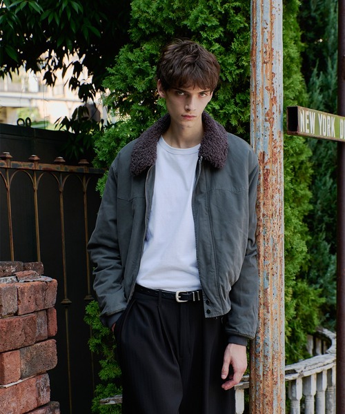 セール】collar boa blouson/襟ボアブルゾン（ブルゾン）｜Regen Glanz