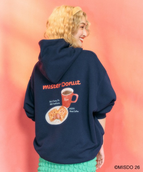 Mister Donut】イラストパーカー 627318（パーカー）｜LEPSIM
