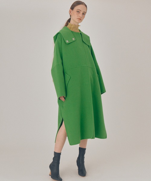 LE CIEL BLEU（ルシェルブルー）の「フードオーバーコート / Hooded