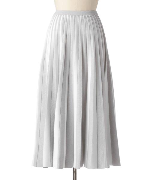 Drawer（ドゥロワー）の「Drawer 18Gプリーツニットスカート（スカート