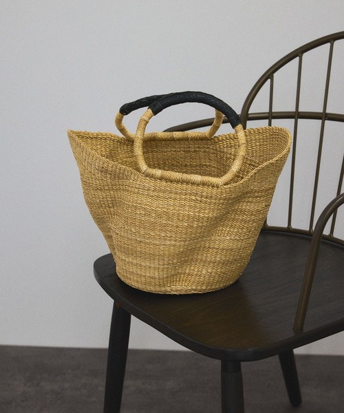 African Square（アフリカンスクエアー）】ボルガウェーブかご（トート