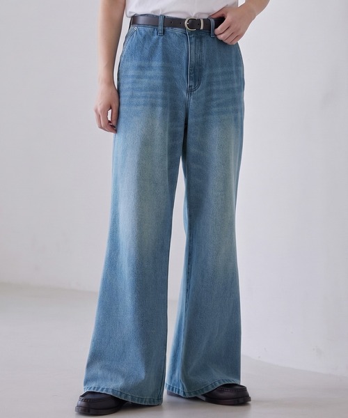 LUENNA（ルエナ）の「【LUENNA】Semi-flare Denim Pants / セミフレア