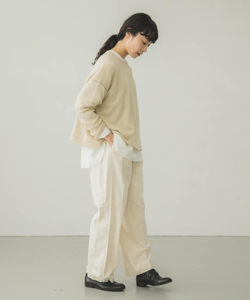 かぐれ（カグレ）の「コットンデニムイージーパンツ（その他パンツ