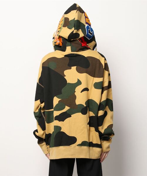 GIANT 1ST CAMO SHARK LOOSE FIT FULL ZIP HOODIE M（パーカー）｜A