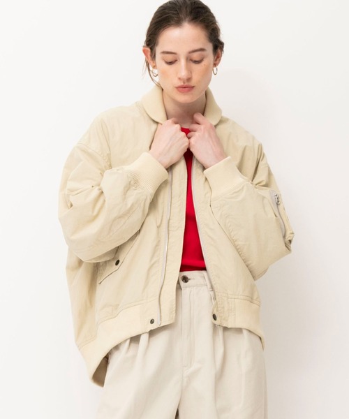 ショールカラーフライトブルゾン | ジョンブル公式通販/JOHNBULL