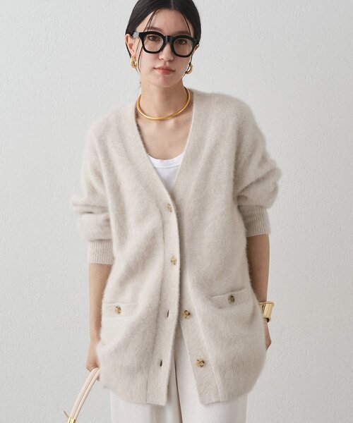 セール】FURカシミヤニットカーデ（ニット/セーター）｜LOUNGEDRESS