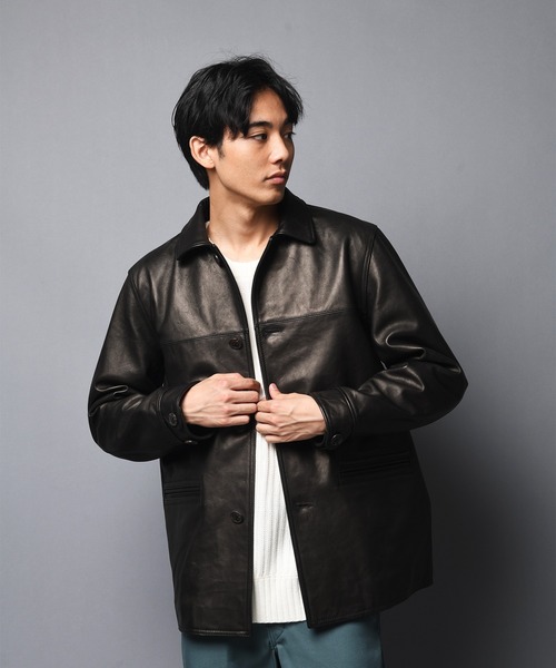 JACKROSE（ジャックローズ）の「JE HEAVY SHEEP CAR COAT/シープレザー