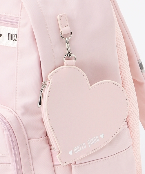 セール】約21L ハートポーチつきロゴリボンリュック（バックパック