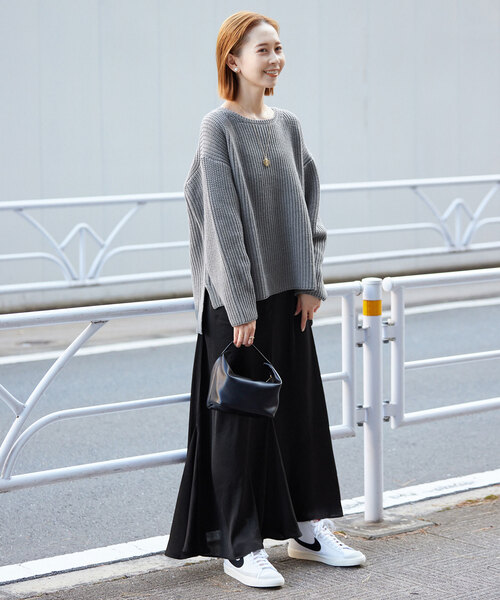 SLOBE IENA（スローブイエナ）の「《2枚セット》畦ニット×キャミ