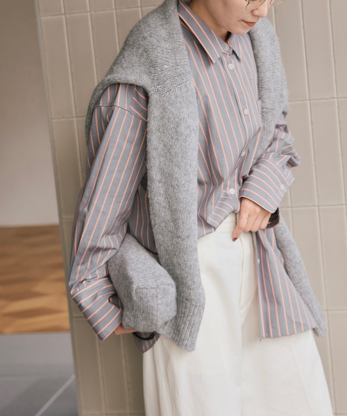 セール】a&m マルチストライプシャツ（シャツ/ブラウス）｜Spick