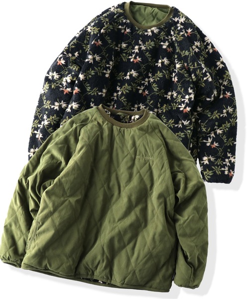 キルトxボアリバーシブルクルーネック | ジムマスター（gym master