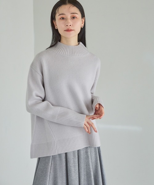 セール】カシミヤコンオフタートルニット（ニット/セーター）｜A part