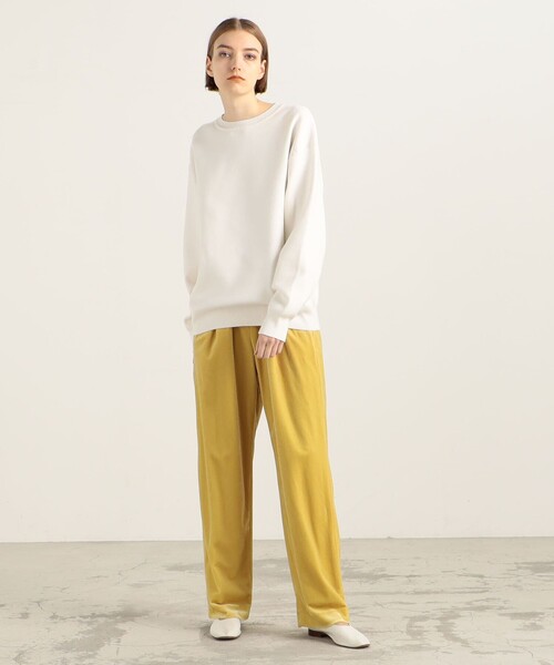 caban（キャバン）の「□CABaN コットンカシミヤ クルーネックプル