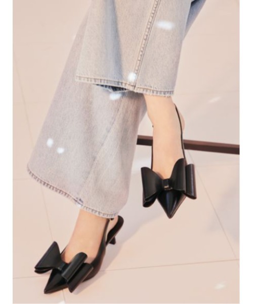 SNIDEL（スナイデル）の「リボンモチーフサンダル（サンダル）」 - WEAR