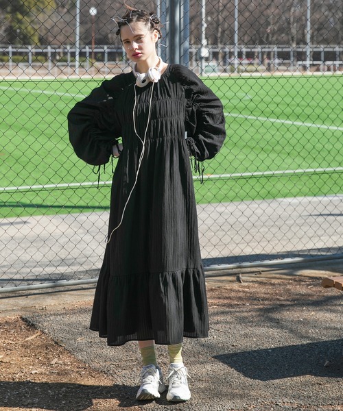 forksy.】シアードロストワンピース（ワンピース）｜forksy.（フォルク