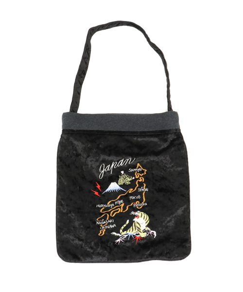 セール】ベルベットスカジャントート（トートバッグ）｜Casselini