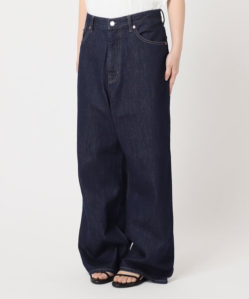 追加3 ULTライトデニムハイライズルーズ5PKT（デニムパンツ）｜OUTDOOR