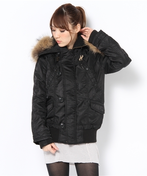 goa（ゴア）の「ラクーンファー付 N-2B（ミリタリージャケット）」 - WEAR