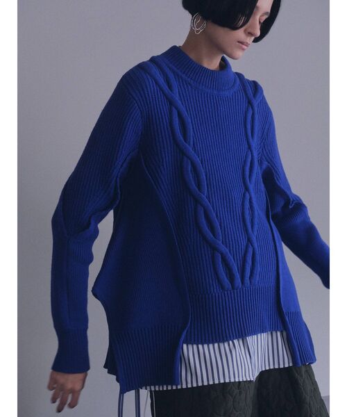 UN3D.（アンスリード）の「ケーブルボリュームニット（ニット/セーター