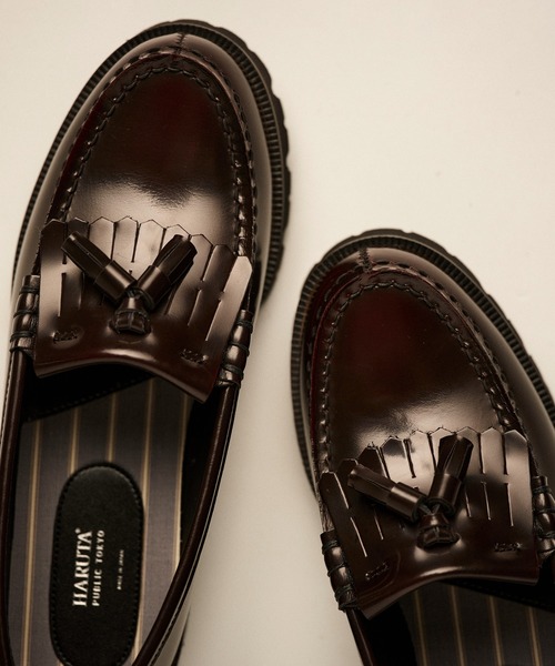 別注】HARUTA×PUBLIC TOKYOコラボローファー＊×HARUTAタッセル