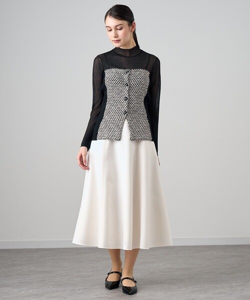 セール】【セットアップ対応商品】カラミツイードチューブトップ