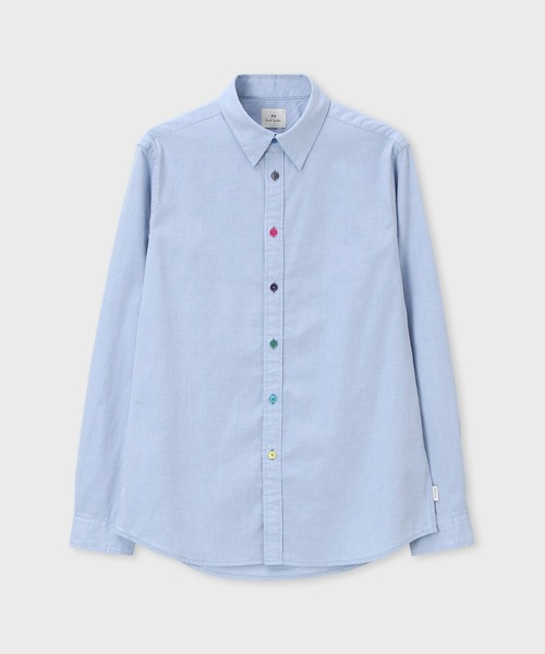 マルチカラーボタン カジュアルシャツ / 553114 612PNC（シャツ