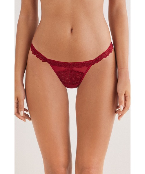 セール】Pretty Flowers レース Tバック（ショーツ）｜Intimissimi